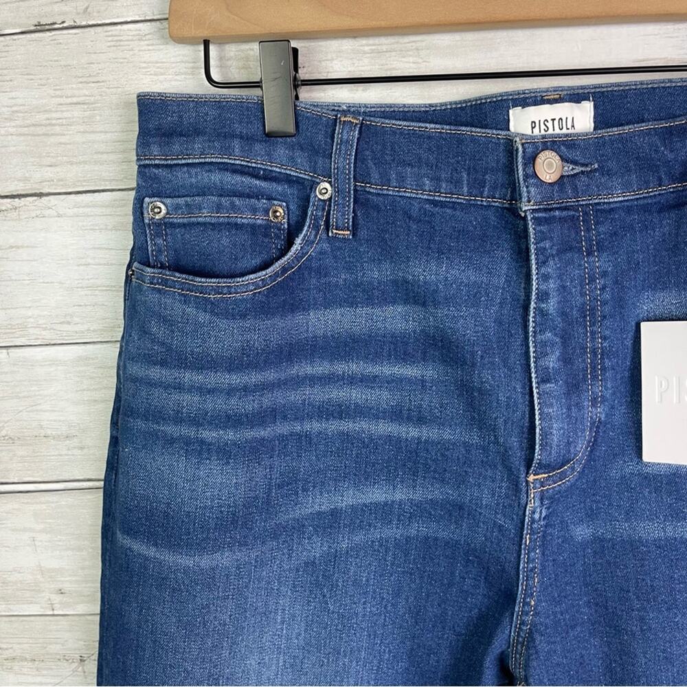 Pistola Aline Blue Skinny Jeans with Cropped Ankle - Picture 4 of 9